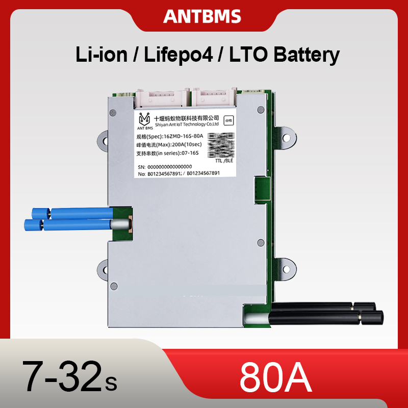 Smart Bms - الذكية BT ANT BMS 7S-32S 80A