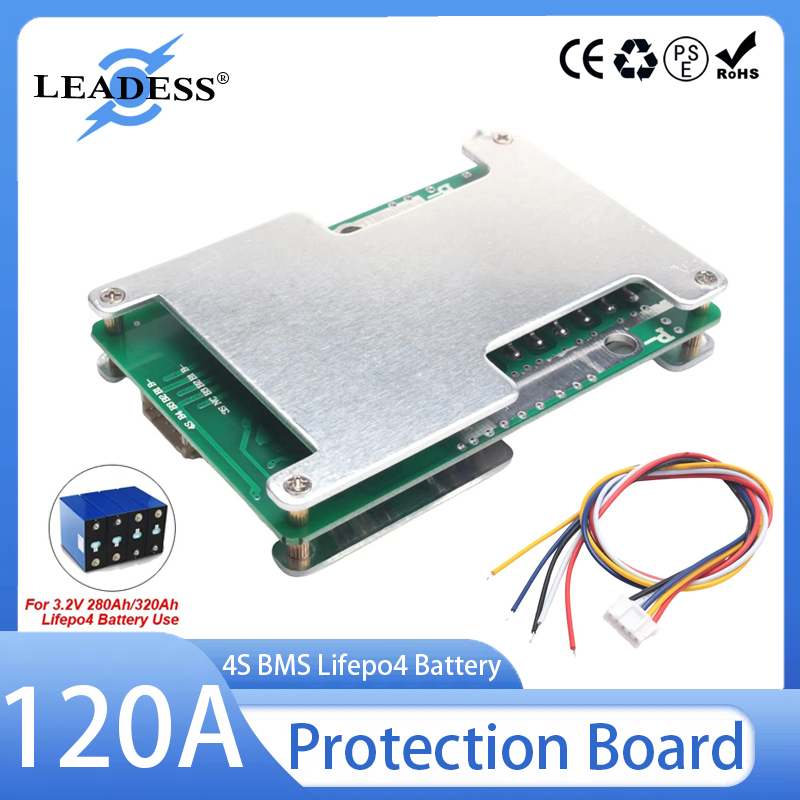 4S 12V 120A LiFePO4 لوح حماية  - مراجعة Smart Bms وسعره