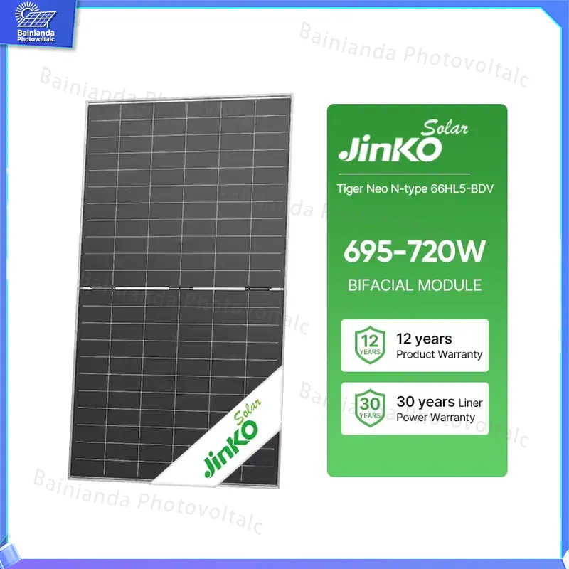 لوح شمسي عالي الكفاءة من جينكو - مراجعة Jinko Solar Panel N-Type وسعره